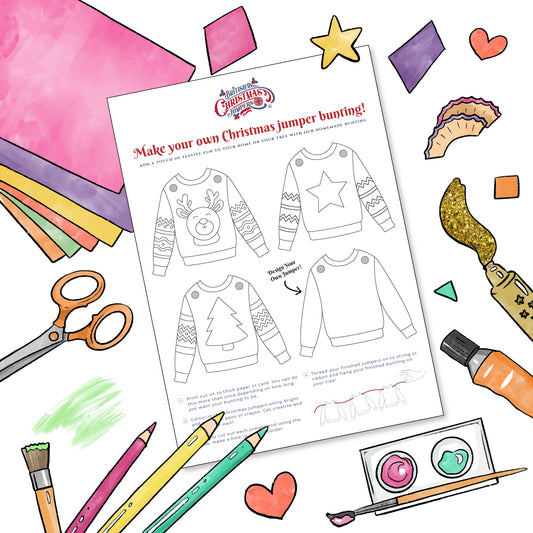 Free Christmas activity sheets for kids