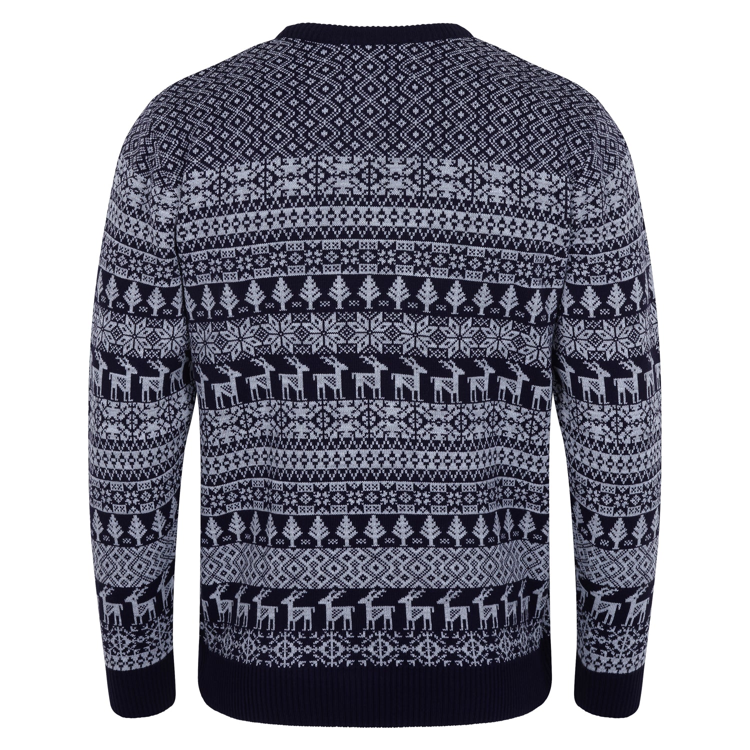 Traditional Deer Fairisle Mens British Christmas Jumper British Christmas Jumpers